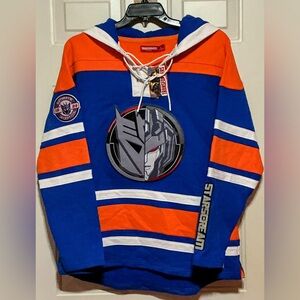 Transformers Blue and Orange Hockey Jersey